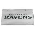 Baltimore Ravens GLITTER LETTERS Acrylic Classic License Plates