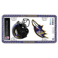 Baltimore Ravens License Plate Thin Frame - Plastic w/Decal