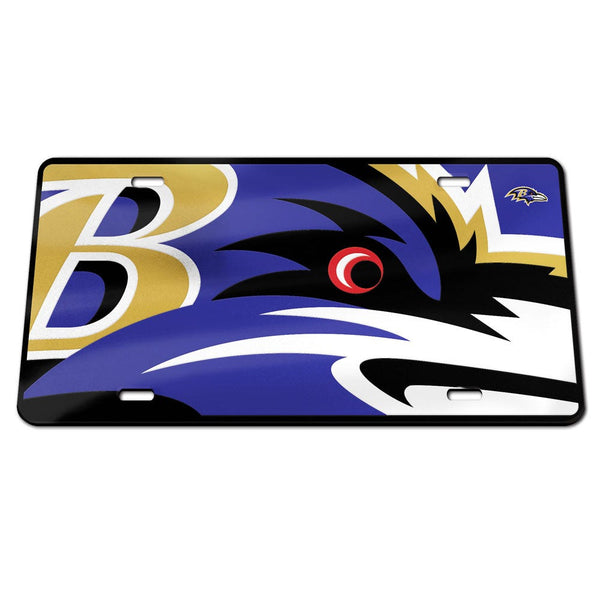 Baltimore Ravens MEGA Specialty Acrylic License Plate