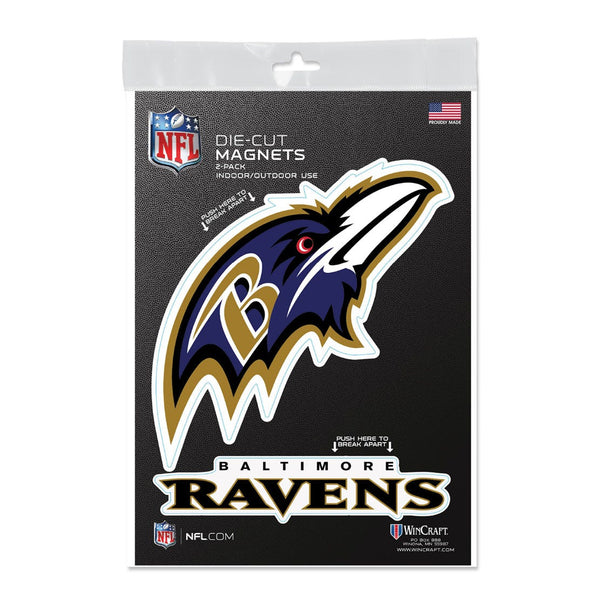 Baltimore Ravens Outdoor Magnets 5" x 7"