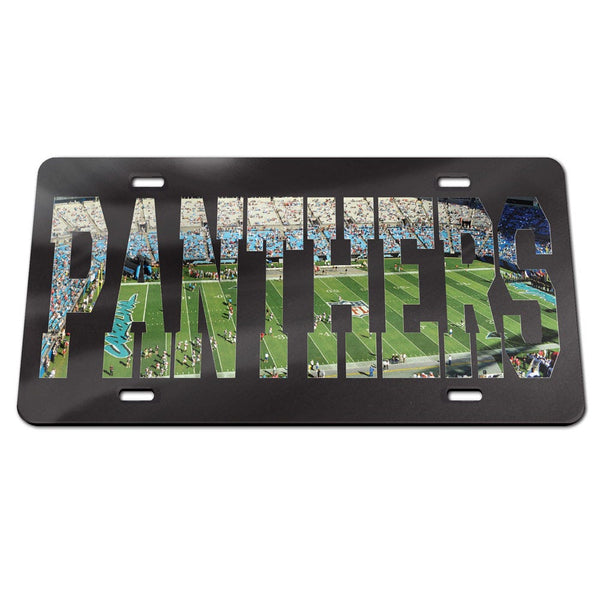 Carolina Panthers STADIUM Specialty Acrylic License Plate