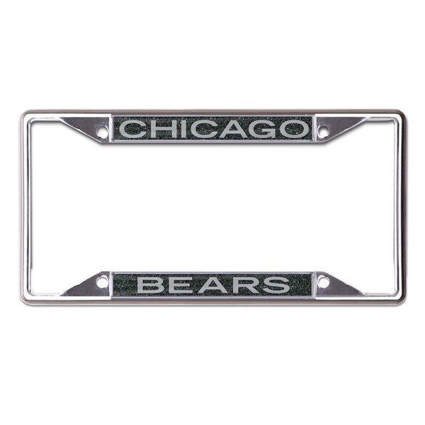 Chicago Bears GLITTER BACKGROUND Lic Plt Frame S/S Printed