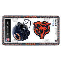 Chicago Bears License Plate Thin Frame - Plastic w/Decal