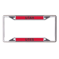 Wholesale-Utah Utes Lic Plt Frame S/S Printed