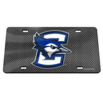 Wholesale-Creighton Bluejays CARBON Specialty Acrylic License Plate