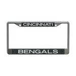 Cincinnati Bengals GLITTER BACKGROUND Lic Plt Frame S/L Printed