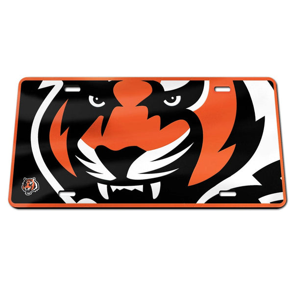 Cincinnati Bengals MEGA Specialty Acrylic License Plate