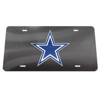 Dallas Cowboys CARBON Specialty Acrylic License Plate