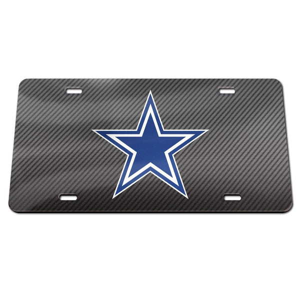 Dallas Cowboys CARBON Specialty Acrylic License Plate