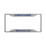 Denver Broncos GLITTER BACKGROUND Lic Plt Frame S/S Printed