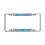 Detroit Lions GLITTER BACKGROUND Lic Plt Frame S/S Printed