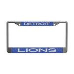 Detroit Lions GLITTER BACKGROUND Lic Plt Frame S/L Printed