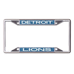 Detroit Lions GLITTER BACKGROUND Lic Plt Frame S/S Printed