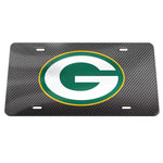 Green Bay Packers CARBON Specialty Acrylic License Plate