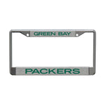 Green Bay Packers Glitter Lic Plt Frame S/L Printed