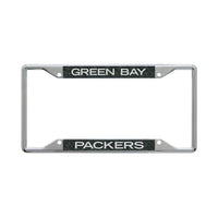 Green Bay Packers GLITTER BACKGROUND Lic Plt Frame S/S Printed