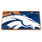 Denver Broncos MEGA Specialty Acrylic License Plate