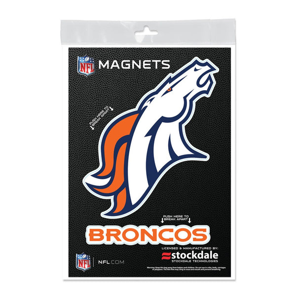 Denver Broncos Outdoor Magnets 5" x 7"