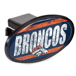 Denver Broncos VINTAGE Oval 2" Hitch Receiver