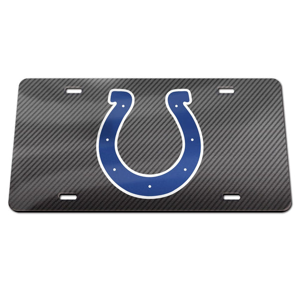 Indianapolis Colts CARBON Specialty Acrylic License Plate