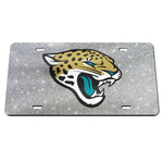Jacksonville Jaguars GLITTER BACKGROUND Specialty Acrylic License Plate
