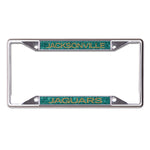 Jacksonville Jaguars GLITTER BACKGORUND Lic Plt Frame S/S Printed