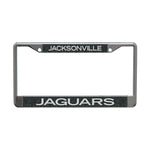 Jacksonville Jaguars GLITTER BACKGROUND Lic Plt Frame S/L Printed