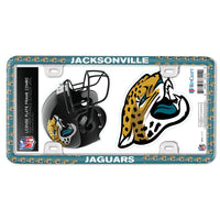 Jacksonville Jaguars License Plate Thin Frame - Plastic w/Decal