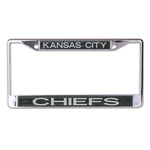 Kansas City Chiefs GLITTER BACKGROUND Lic Plt Frame S/L Printed