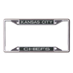 Kansas City Chiefs GLITTER BACKGROUND Lic Plt Frame S/S Printed