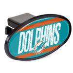 Miami Dolphins VINTAGE Oval 2" Hitch Receiver