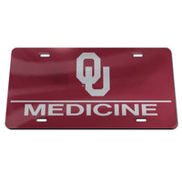 Wholesale-Oklahoma Sooners Acrylic Classic License Plates