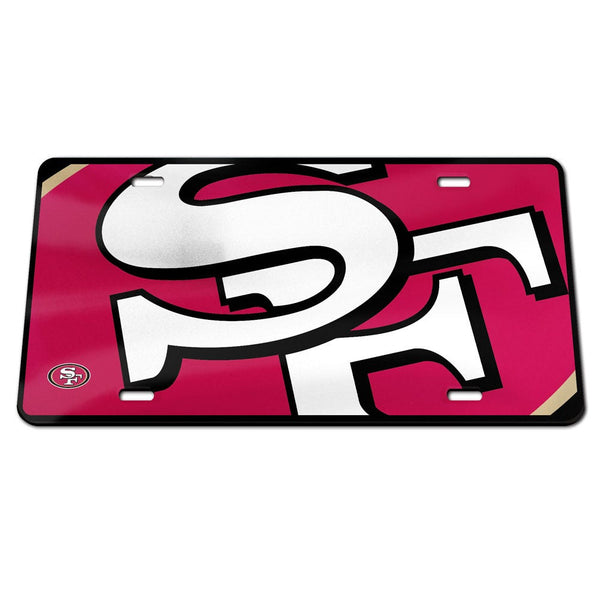 San Francisco 49ers MEGA Specialty Acrylic License Plate