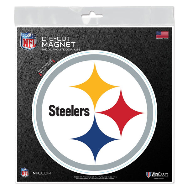 Pittsburgh Steelers Outdoor Magnets 6" x 6"