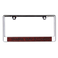 Tampa Bay Buccaneers GLITTER BACKGROUND Lic Plate Frame B/O Printed