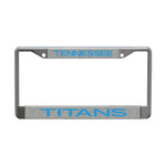 Tennessee Titans GLITTER BACKGROUND Lic Plt Frame S/L Printed