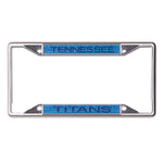 Tennessee Titans GLITTER BACKGROUND Lic Plt Frame S/S Printed
