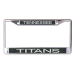 Tennessee Titans GLITTER BACKGROUND Lic Plt Frame S/L Printed
