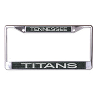Tennessee Titans GLITTER BACKGROUND Lic Plt Frame S/L Printed