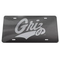 Wholesale-Montana Grizzlies CARBON Acrylic Classic License Plates