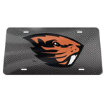 Wholesale-Oregon State Beavers CARBON Acrylic Classic License Plates