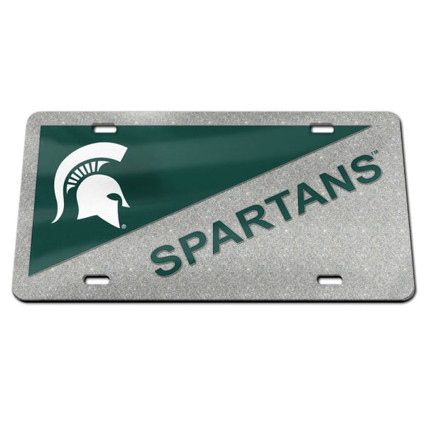 Wholesale-Michigan State Spartans Acrylic Classic License Plates