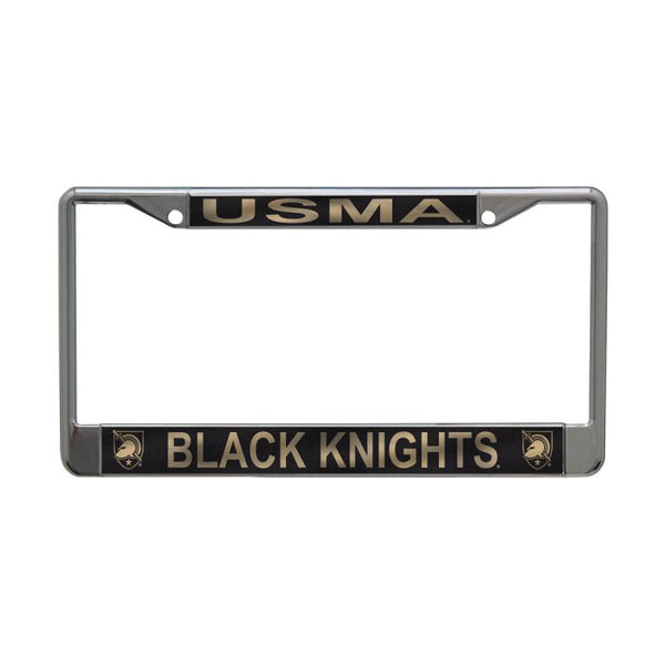 Wholesale-Army Black Knights Lic Plt Frame S/L Printed