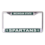 Wholesale-Michigan State Spartans Lic Plt Frame S/L Printed