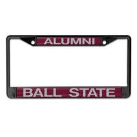 Wholesale-Ball State Cardinals Lic Plt Frame S/L Printed