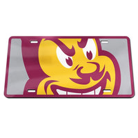 Wholesale-Arizona State Sun Devils CARBON Specialty Acrylic License Plate