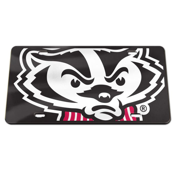 Wholesale-Wisconsin Badgers MEGA Specialty Acrylic License Plate