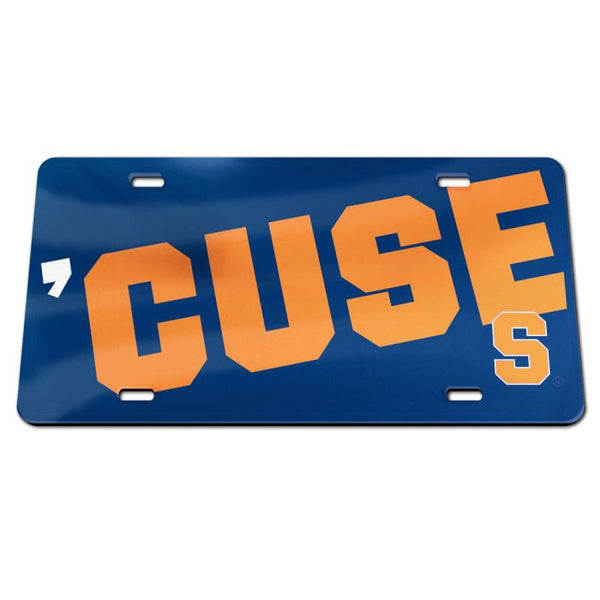 Wholesale-Syracuse Orange MEGA Specialty Acrylic License Plate