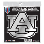 Auburn Tigers Decal Metallic 6" x 6"