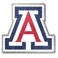 Arizona Wildcats Glitter Acrylic Auto Emblem